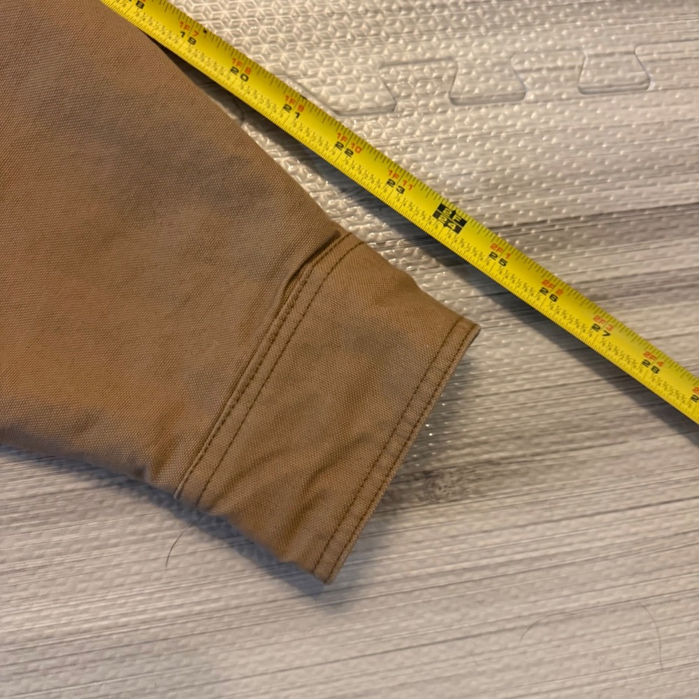 Moose Creek Shirt Jacket Mens Large Brown Canvas Fleece Lined Button Workwear - Picture 8 of 11